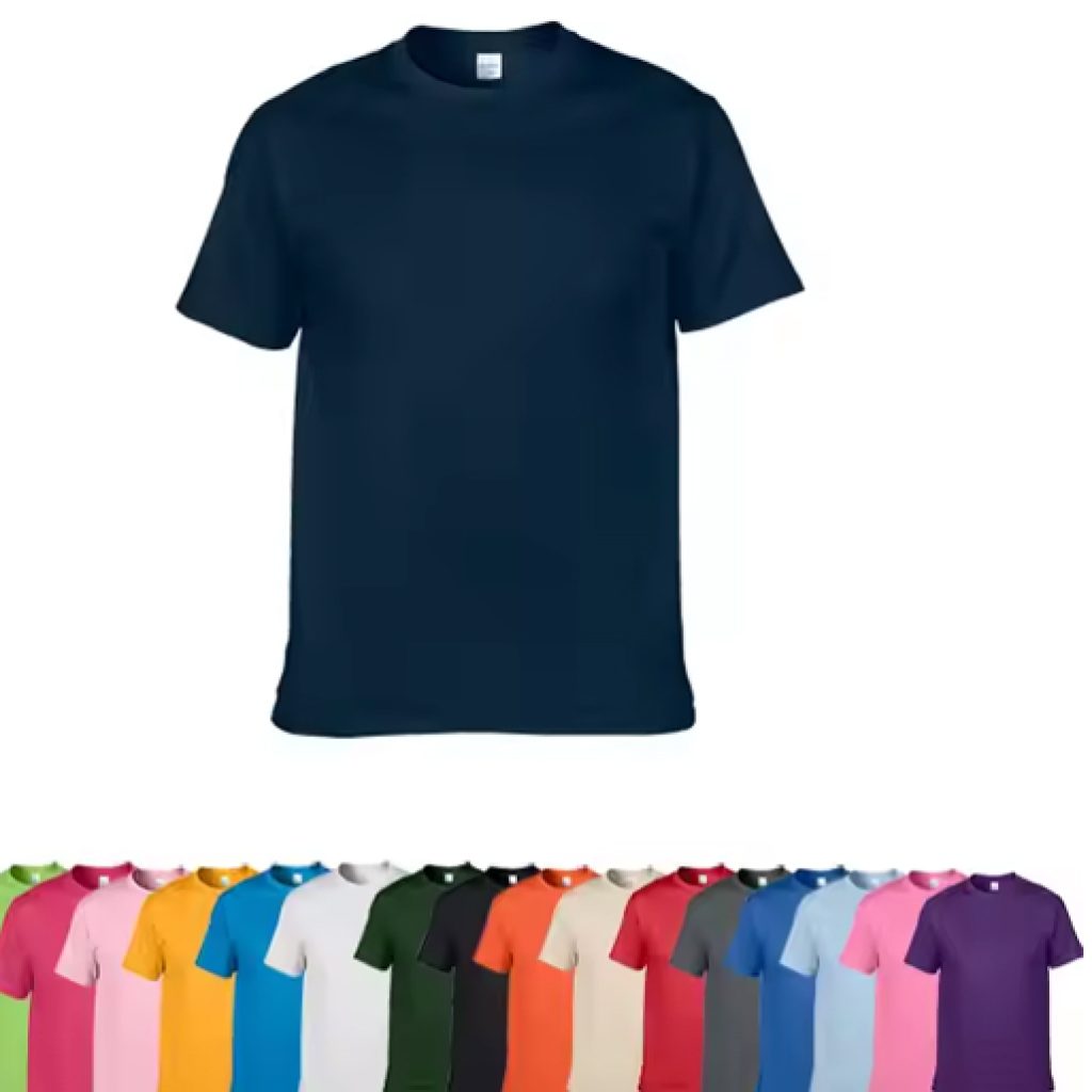 BASIC UNISEX ROUND NECK T SHIRT 2